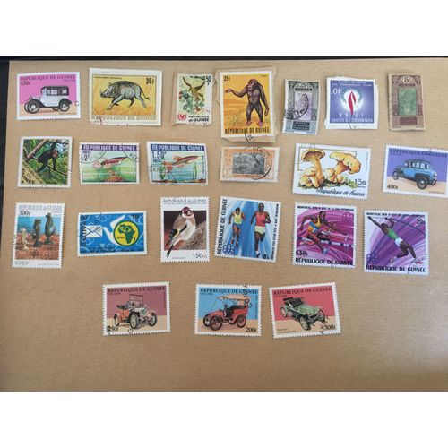 Guinée - Lot De 35 Timbres Différents - Rl 35