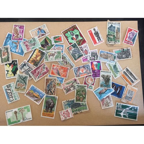 Côte DIvoire - Lot De 45 Timbres Différents - Rl 38