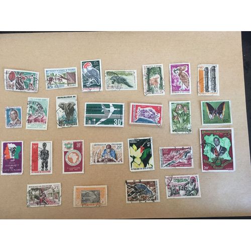 Côte DIvoire - Lot De 24 Timbres Différents - Rl 39