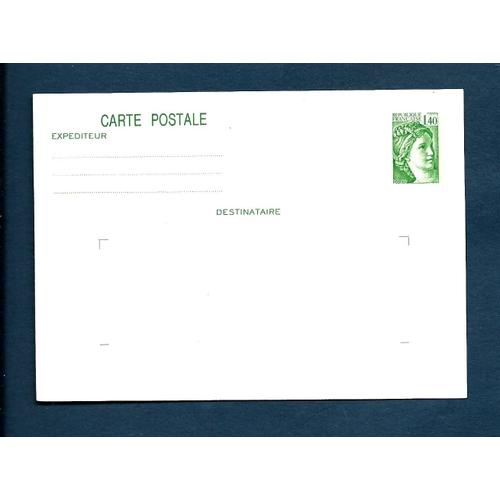 France- 1981 -Sabine -N°2154- Cp 1 -Entier Postal Neuf**-1 Er Choix