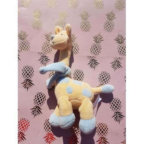 Peluche Girafe Jollybaby Tachetée Bleu