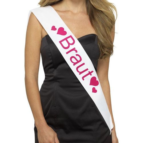 Echarpe Enterrement De Vie De Jeune Fille Braut All Taille Unique