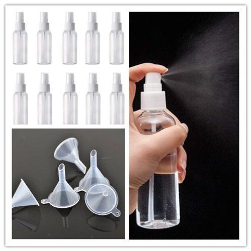 20pcs 100ml Bouteille De Voyage Portable Bouteille Voyage Cosmétiques Crème Lotion Container Bouteilles En Plastique La Désinfection Liquide Vaporisateur Blanc 