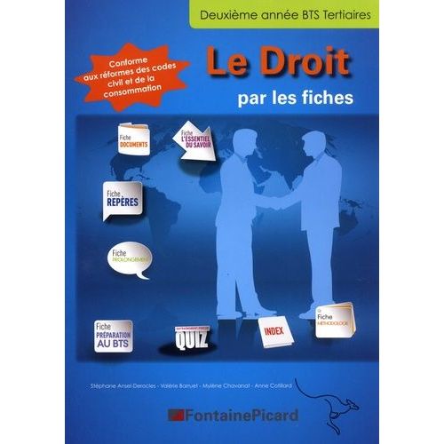 Droit Bts Tertiaires 2e Année Le Droit Par Les Fiches