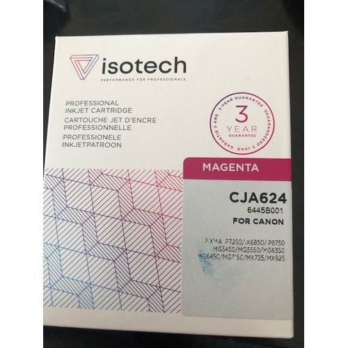 Cartouche Isotech CJA624 Magenta pour Canon