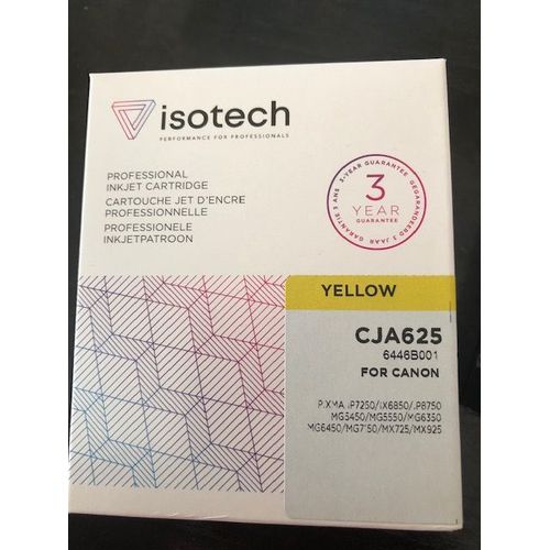 Cartouche Isotech CJA625 Yellow pour Canon