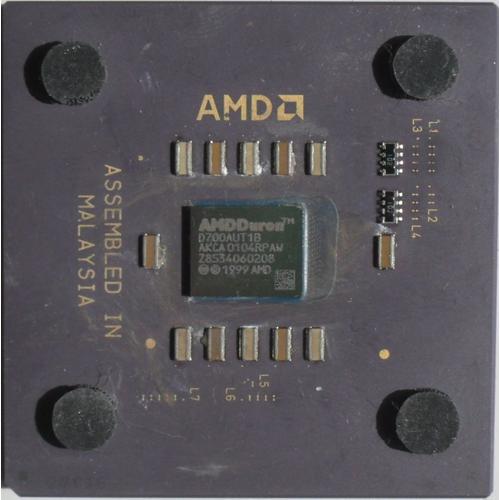 Family AMD Duron CPU part number D700AUT1B / D700AST1B are OEM/tray CPU Frequency 700 MHz Bus speed 200 MHz Package 453-pin staggered AKCA 0104RPAW