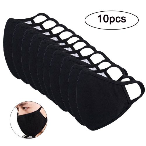 Masque 10 Pc Anti-Poussière Réutilisable Coton Bmasque Bouche
