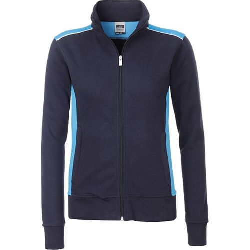 Sweat De Travail Zip Int?Gral - Femme - Jn869 - Bleu Marine