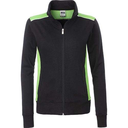 Sweat De Travail Zip Int?Gral - Femme - Jn869 - Noir
