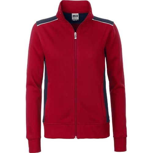 Sweat De Travail Zip Int?Gral - Femme - Jn869 - Rouge