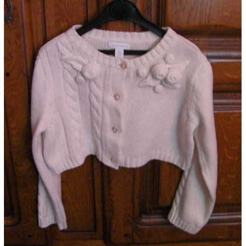Gilet Écru - Taille 6 Ans