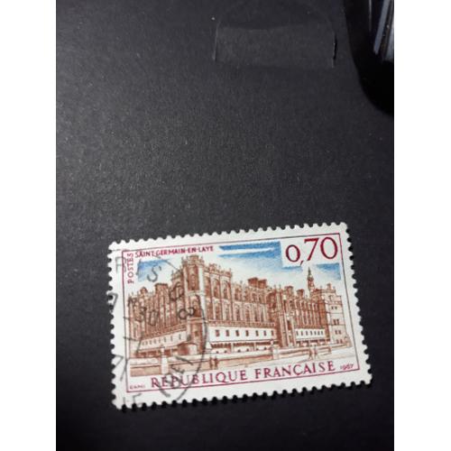 Timbre France Chateau Saint Germain En Laye 1967 Tp16