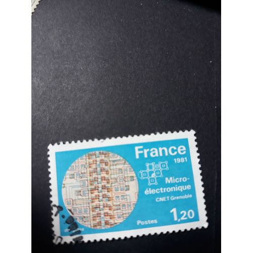 Timbre France Micro Électronique Cnet Grenoble Tp16