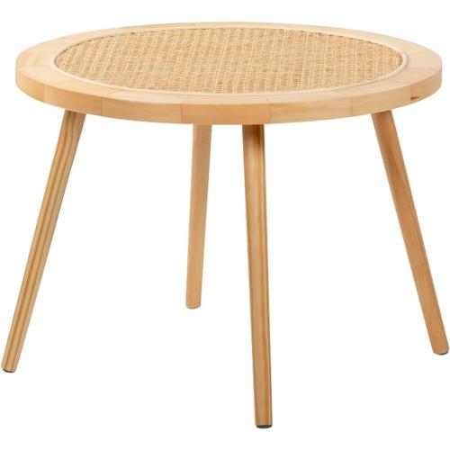 Table Basse En Bois, Naturel, 60x60x45 Cm