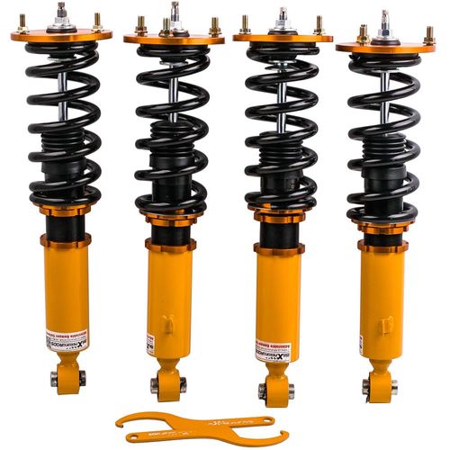 4x Reglable Coilover Amortisseur Ressort Pour Toyota Supra Jza70 Ma70 Ga70 86-92