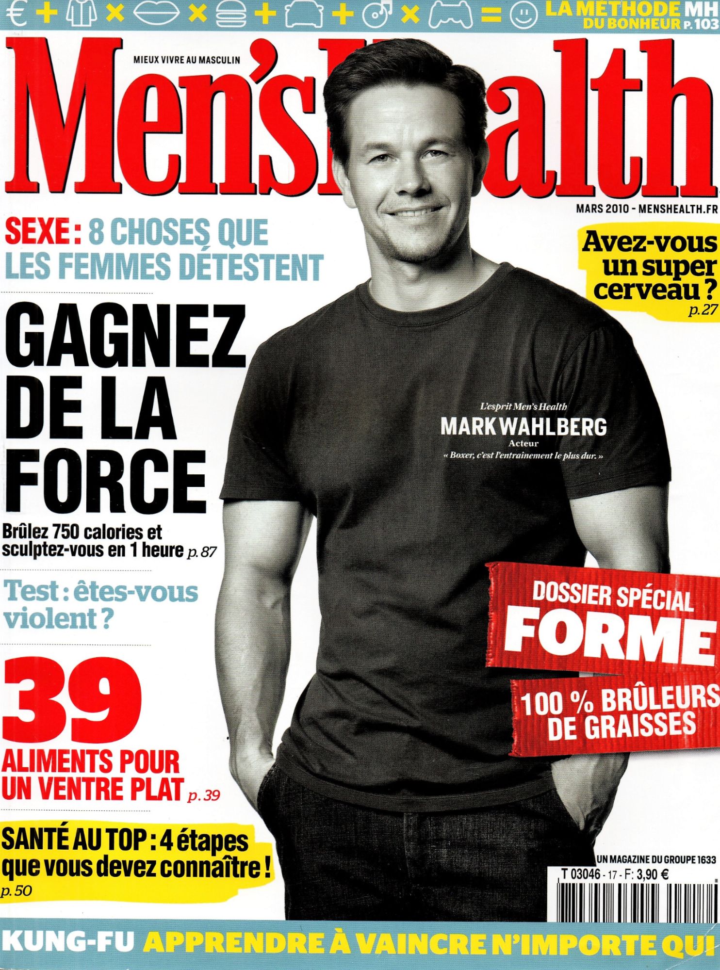 Men'shealth  N° 17 : 39 Aliments Pour Un Ventre Plat