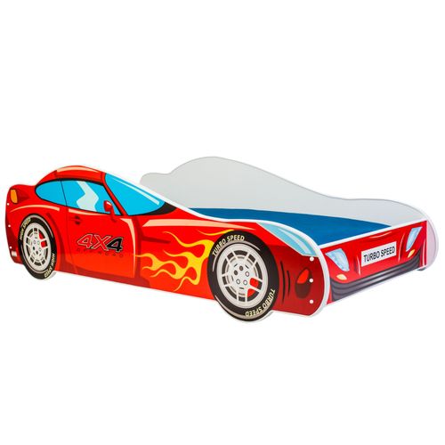 Lit Enfant + Matelas 140x70 - Lit Voiture ""4x4""