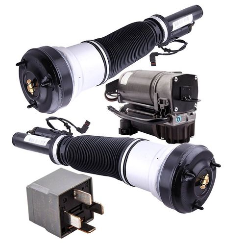 2x Avant Suspension Pneumatique Strut Pour Mercedes S Class W220 + 1x Compressor