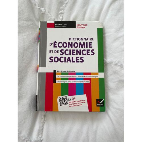 Dictionnaire D’Économie Et Des Sciences Sociales - Jean-Yves Capul
