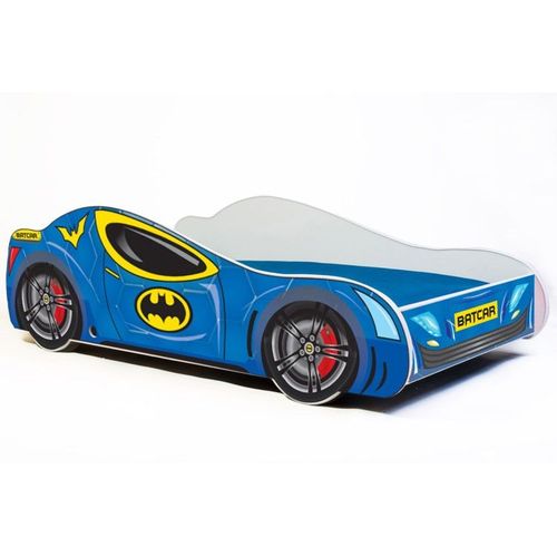 Lit Enfant + Matelas 160x80 - Lit Voiture ""Batcar""
