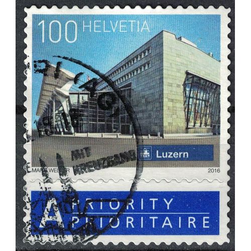 Suisse 2016 Oblitéré Used Luzern Railway Station Gare De Lucerne Su
