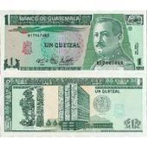 Billet De Banque 1 Un Quetzal - Banco De Guatemala - 1993