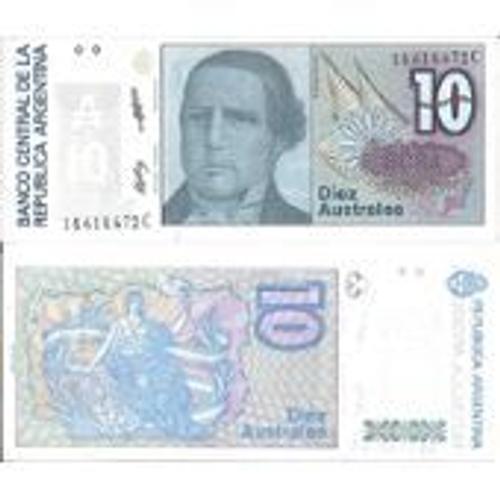 Billet De Banque 10 Diez Australes - Banco Central De La Republica Argentina - Argentine