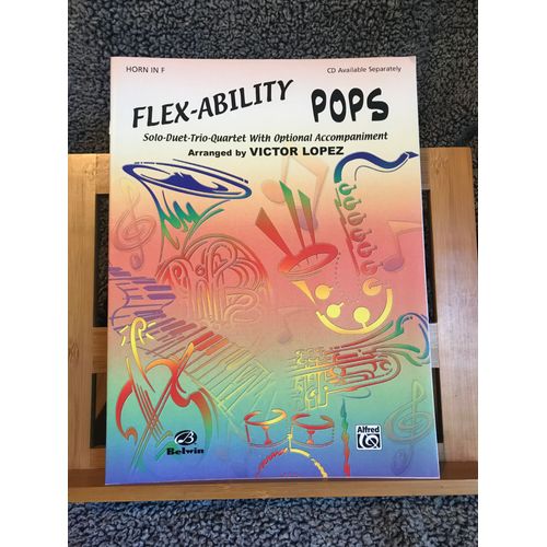 Victor Lopez Flex-Ability Pops Partition Solo Duo Trio Quatuor Éditions Alfred Volume Cor En Fa