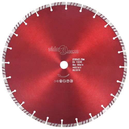 Disque de coupe diamanté avec turbo Acier 350 mm