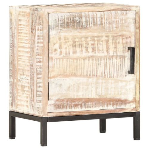 Table De Chevet 40 X 30 X 50 Cm Bois D'acacia Massif