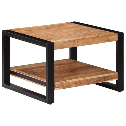 Vidaxl Table Basse 60 X 60 X 40 Cm Bois D'acacia Massif