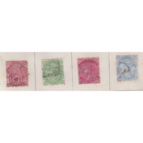 8 Timbres Poste D Inde Bombay . India Stamp