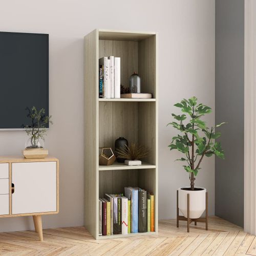 Bibliothèque/Meuble Tv Chêne Sonoma 36 X 30 X 114 Cm Aggloméré