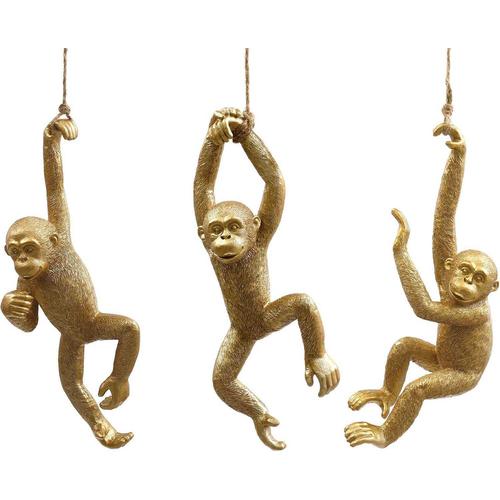 Ensemble de 3 singes à suspendre
