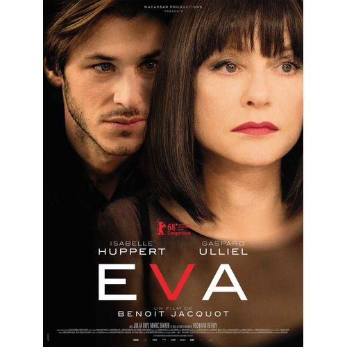 Eva - Véritable Affiche De Cinéma Pliée - Format 40x60 Cm - De Benoît Jacquot Avec Isabelle Huppert, Gaspard Ulliel, Julia Roy, Marc Barbé - 2018