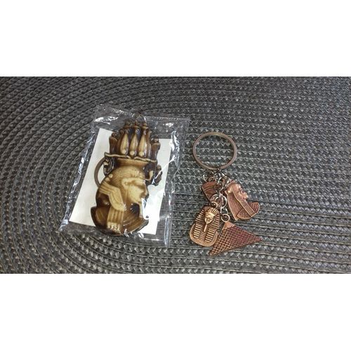 Lot De 2 Porte-Clés Égypte