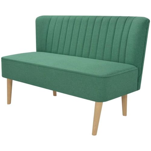 Canapé 117 X 55,5 X 77 Cm Tissu Vert