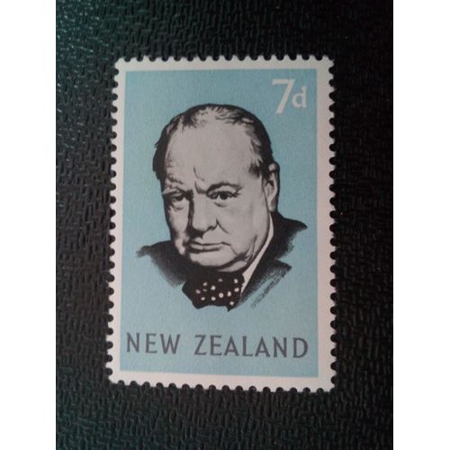 Timbre Nouvelle -Zelande Yt 428 Churchill 1965 ( 90404 1)