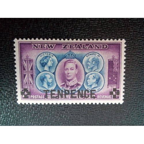 Timbre Nouvelle -Zelande Yt 266 Centenaire. 10d 1 1 / 2d 1944 ( 90404 1)
