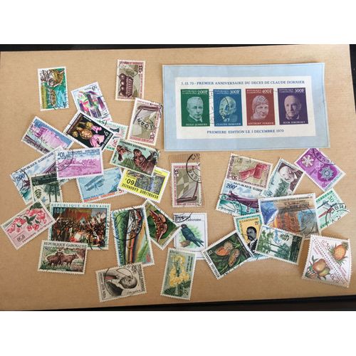Gabon - Lot De 65 Timbres Différents - Rl 52