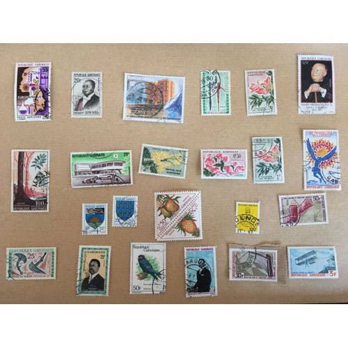 Gabon - Lot De 24 Timbres Différents - Rl 53