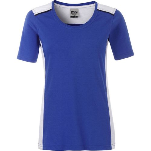T-Shirt De Travail Manches Courtes - Femme - Jn859 - Bleu Roi
