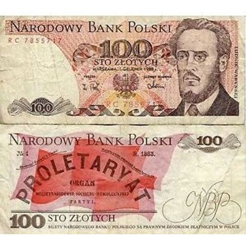 Billet Pologne 100 Zloty