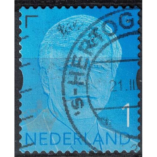 Pays Bas 2016 Oblitéré Used King Roi Willem Alexander Bleu Cyan Su