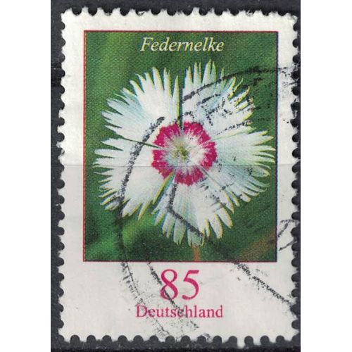 Allemagne 2014 Oblitéré Used Fleurs Federnelke Dianthus Plumarius Illet Mignardise Su
