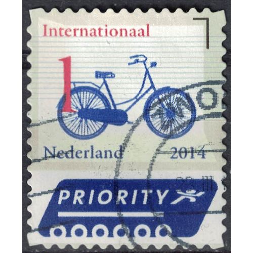 Pays Bas 2014 Oblitéré Used Icônes Hollandaises La Bicyclette Le Vélo Su