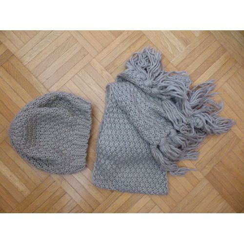 Bonnet Et Écharpe À Franges