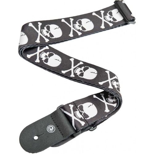 Planet Waves 50h01 Skull - Sangle Guitare En Nylon 5cm