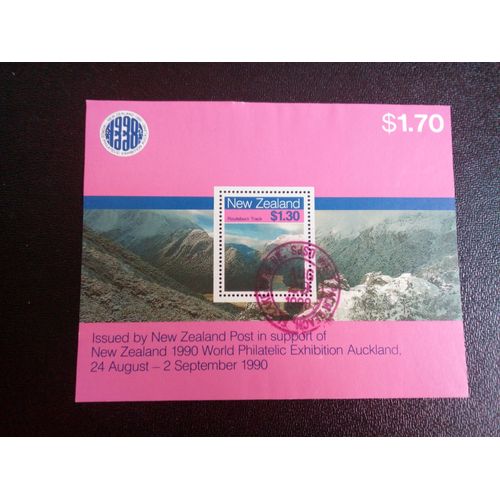 Timbre Nouvelle -Zelande M I Bl 15 Décor - Promenades 1988 ( 90404 1)